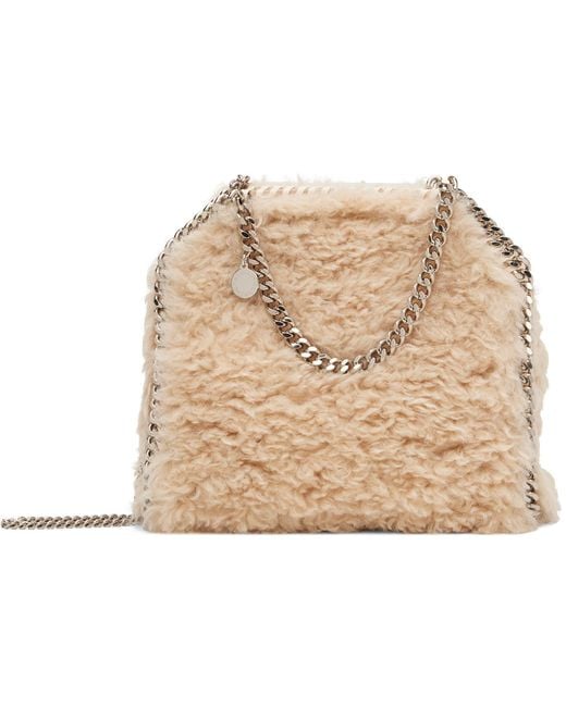 Stella McCartney Natural Falabella Mini Shoulder Bag