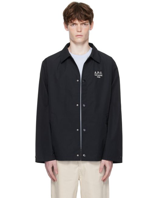 A.P.C. Black Regis Jacket for men