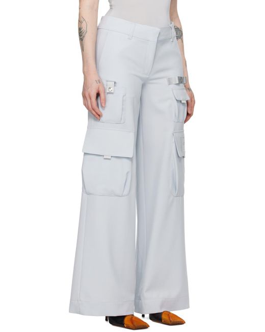Off-White c/o Virgil Abloh White Gray Toybox Trousers