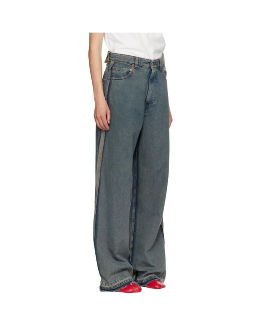 MM6 by Maison Margiela Gray 5-Pocket Jeans