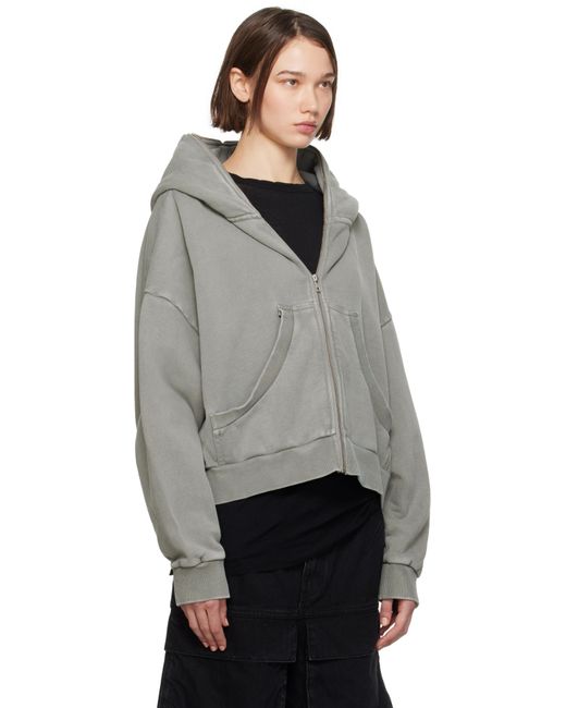 Entire studios Gray Eternal Zip Hoodie