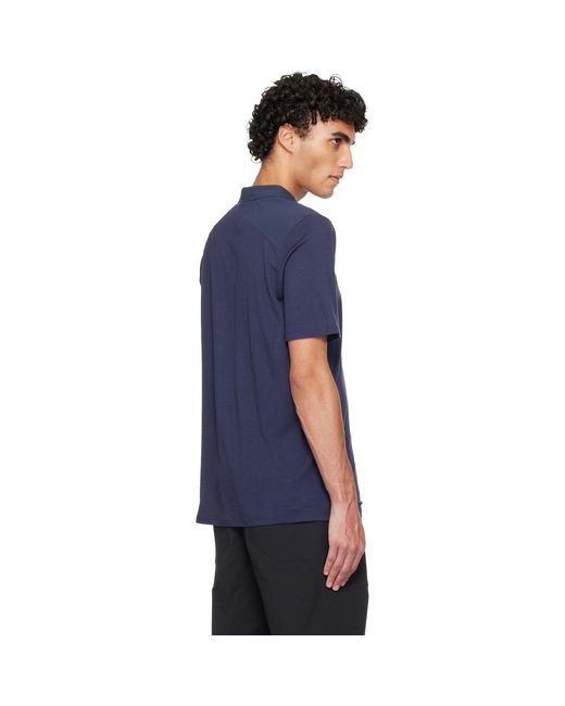 Veilance Blue Frame Ss Polo for men