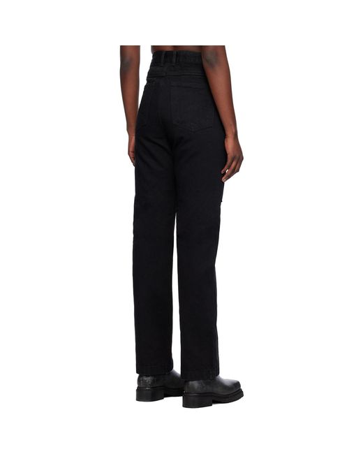 we11done Black Distressed Jeans