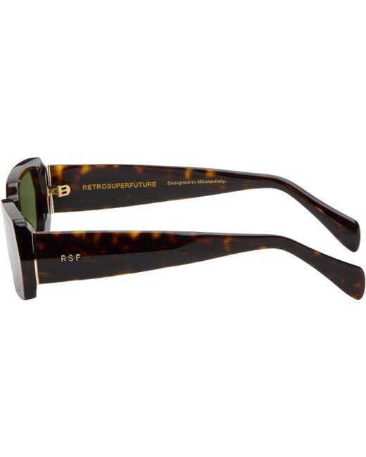 Retrosuperfuture Green 'L'Altro' Sunglasses for men