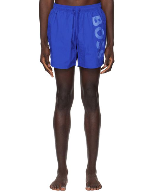 Boss Blue Quick-drying Swim Shorts for men