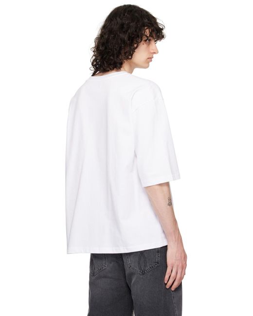 Fiorucci White Graphic T-Shirt for men