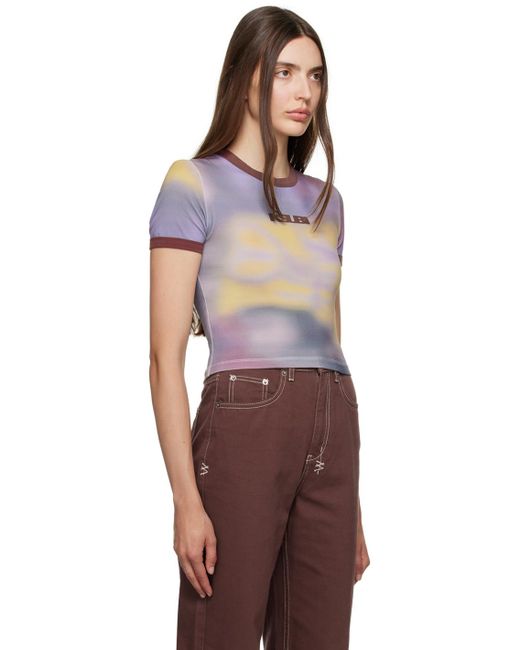 Ksubi Multicolor Purple Refract Sott T-shirt