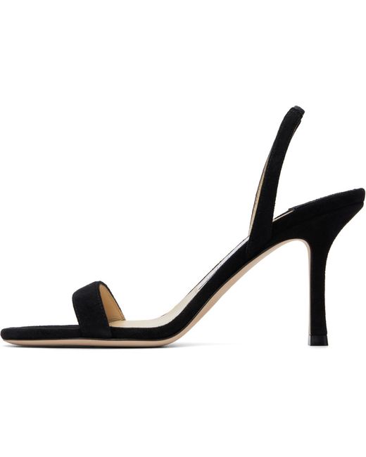 Jimmy Choo Black Jenn 85 Heeled Sandals