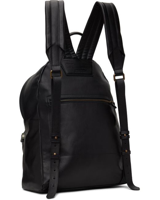 Officine Creative Black Oc Backpack for men