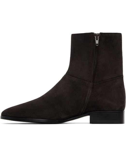 Fear Of God Black Suede Boots for men
