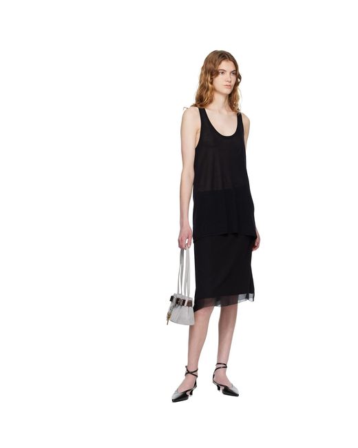 OSOI Gray Shoulder Brocle Mini Bag