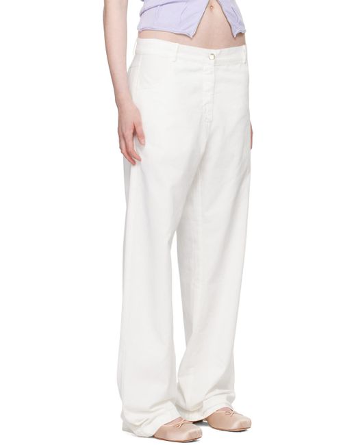 Pantalon alex blanc GIMAGUAS en coloris White