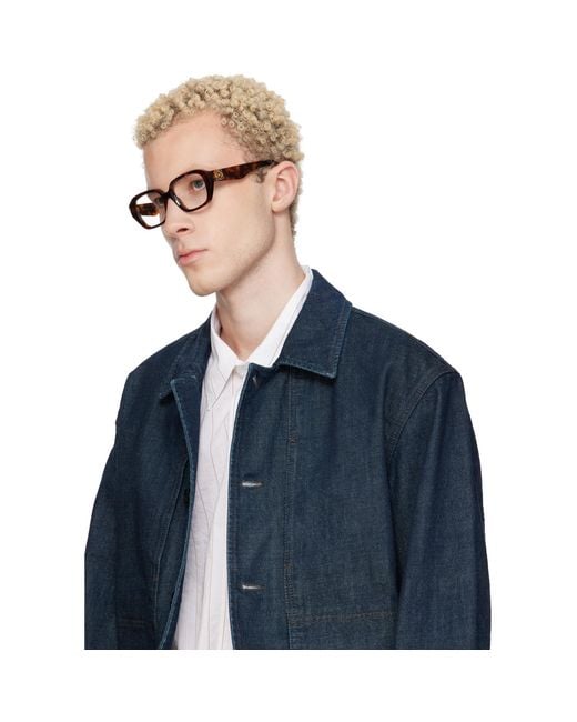 Loewe Black Anagram Glasses for men
