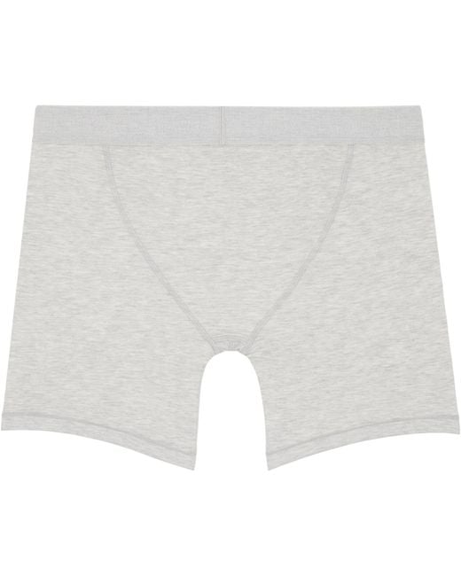 Skims White Three-Pack Cotton 5 Boxer Briefs for men