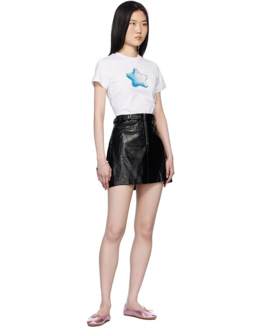 Sandy Liang Ame Baby T-Shirt in Black | Lyst