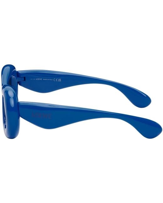 Loewe Blue Inflated goggle Sunglasses for men