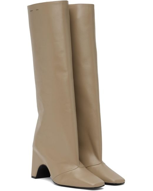 Coperni Natural Bridge Tall Boots