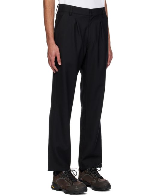 Pantalon de style militaire noir GR10K pour homme en coloris Black