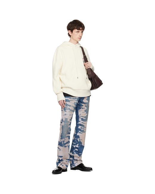 Amiri White Off- Chateau Sketch Hoodie for men