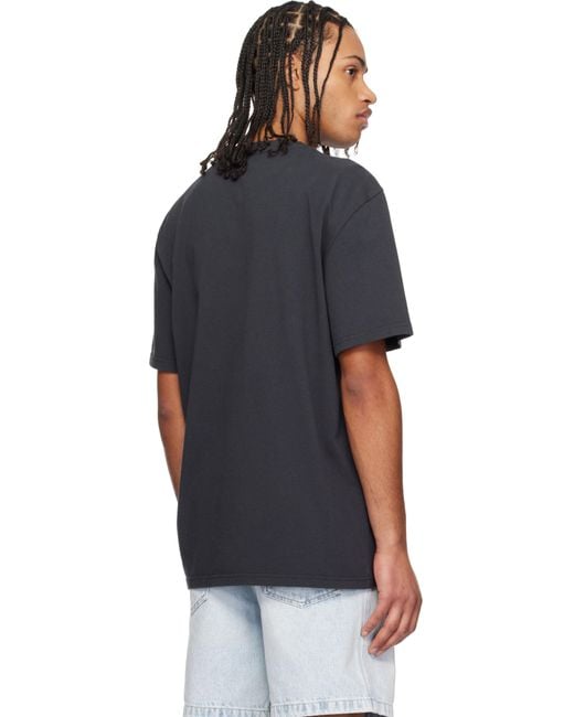 Isabel Marant Black Hugo T-Shirt for men