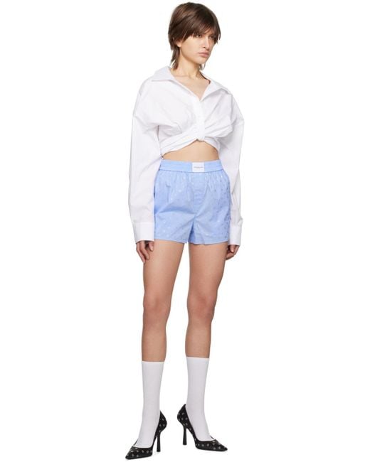T By Alexander Wang White Gathered Shirt