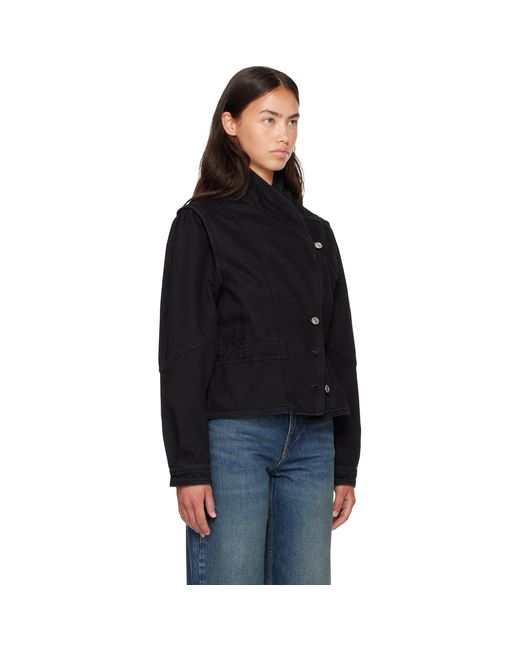 Isabel Marant Black Dolie Denim Jacket