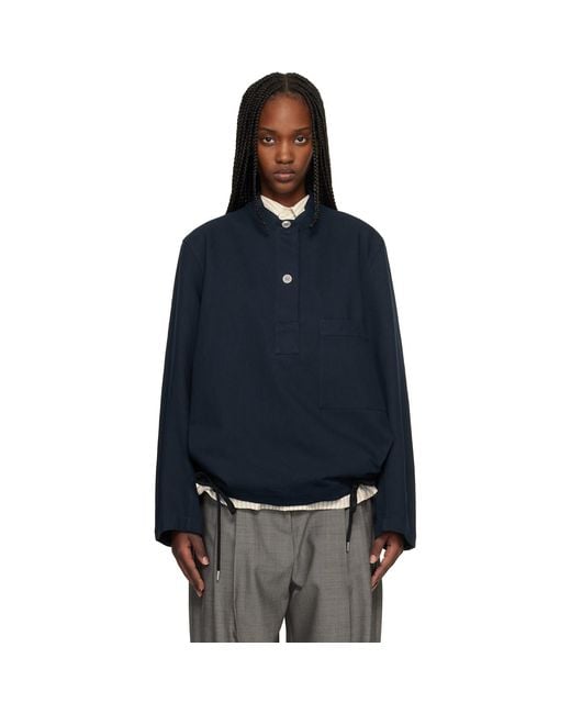 Studio Nicholson Blue Baye Shirt