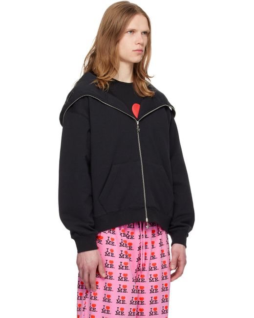 Ashley Williams Black Butterfly Hoodie for men