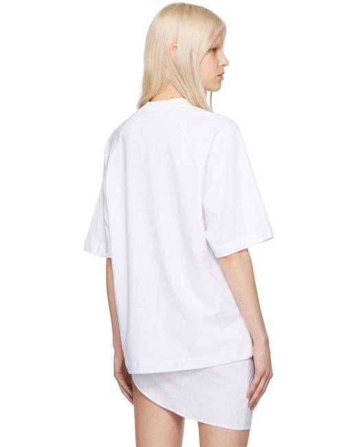 Jacquemus White Les Classiques 'le T-shirt Typo' T-shirt