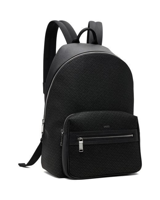 Boss Black Logo Hardware Backpack for men