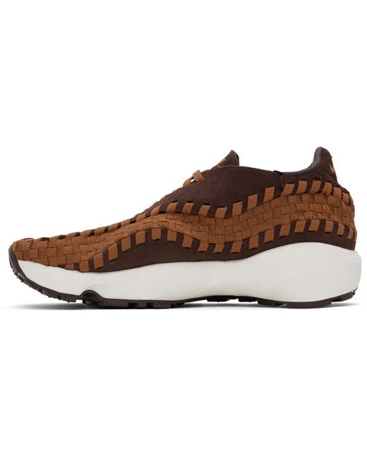Nike Black Brown Air Footscape Woven Sneakers for men