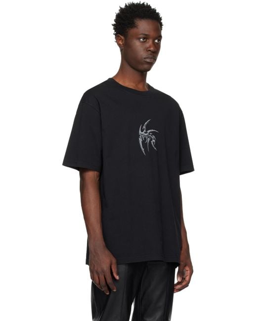 Han Kjobenhavn Black Artwork T-shirt for men