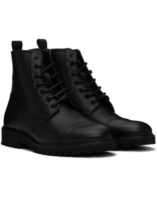 Belstaff Black Alperton Boots for men