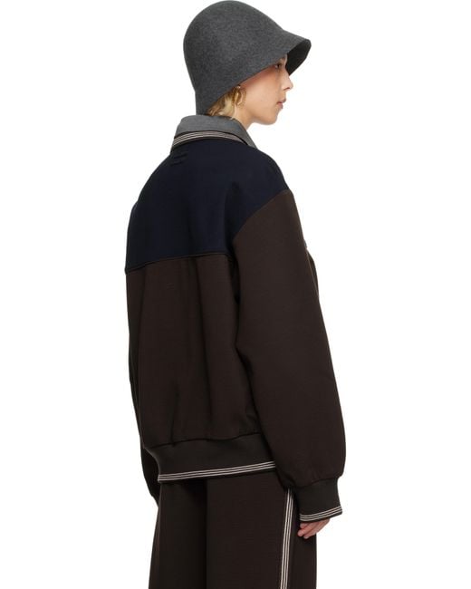 Miu Miu Black Zipper Sweatshirt