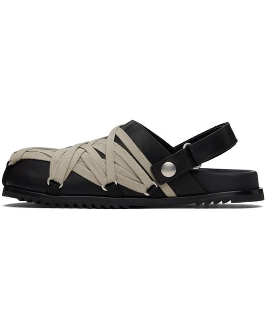 【RICK OWENS】SS25 HOLLYWOOD MEGALACED MULE GRANOLA RICK OWENS - SHOES - Rick Owens