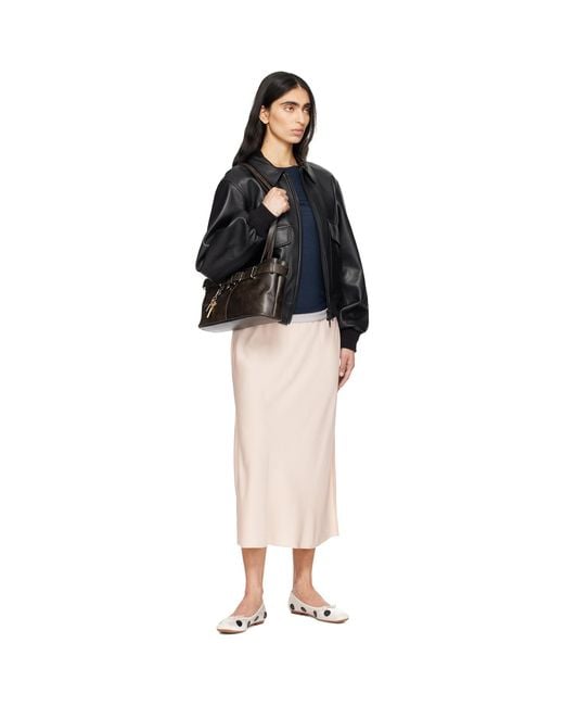 OSOI Black Shoulder Brocle Bag