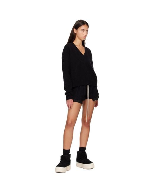 Rick Owens Black Tower Mega Bumper Low Lunar Boots