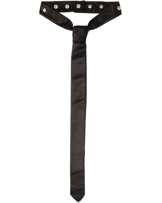 Gucci Black Pressstud Tie for Men Lyst