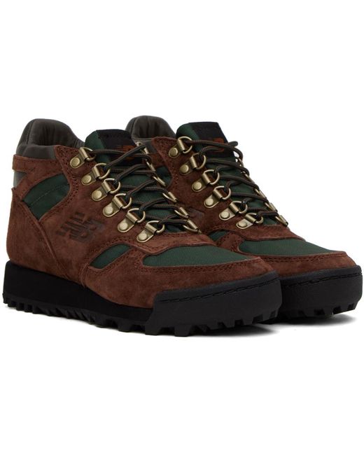 New Balance Black Brown & Green Rainier Boots