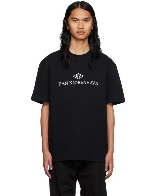 メンズ Han Kjobenhavn Ssense限定 ブラック Tシャツ Black