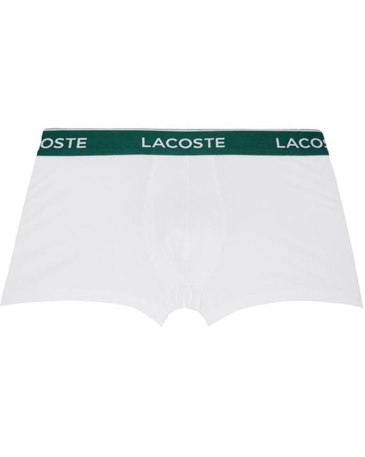 Lacoste Black Three-pack Multicolor Casual Boxers for men