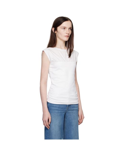 Rag & Bone Black Mica Banded Top