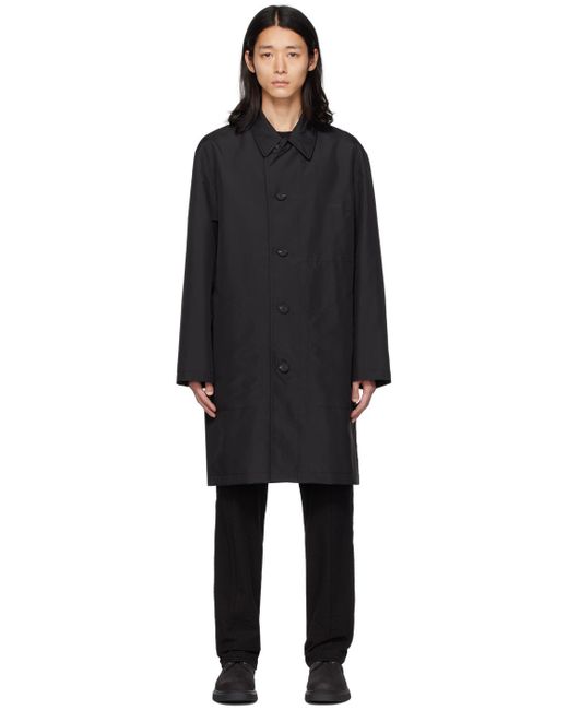 HUGO Black Relaxed-fit Rain Coat for men