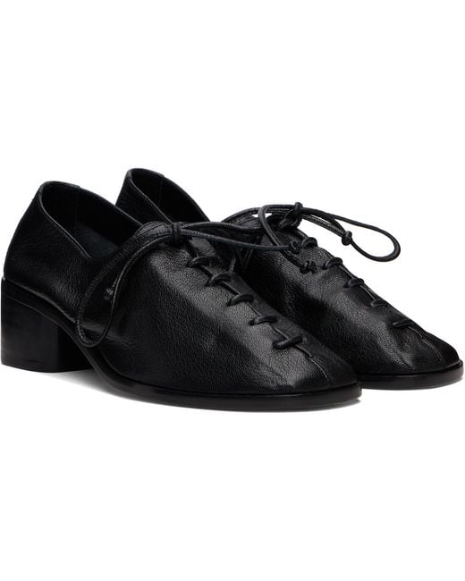 Hereu Black Plegada Heeled Heels