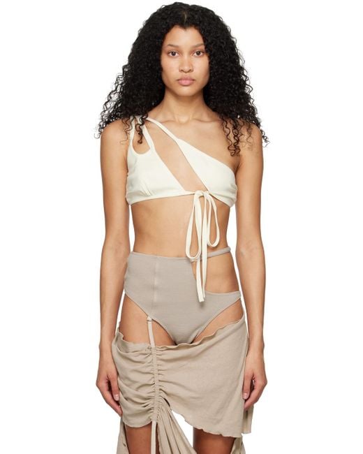 Elena Velez Black Ssense Exclusive Off- Bra