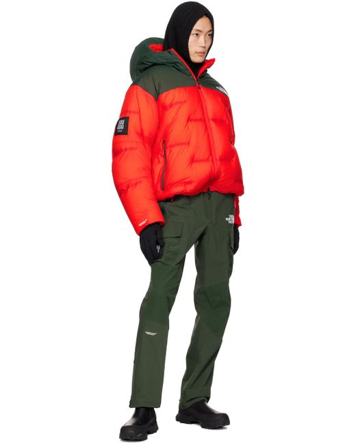 Undercover Red & Green The North Face Edition Nuptse Down Jacket for men