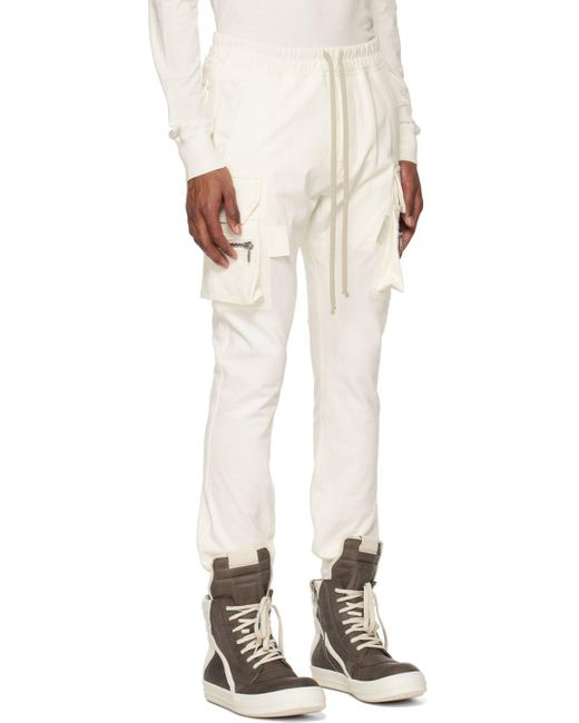 Rick Owens Off-white Mastodon Cargo Pants for Men | Lyst