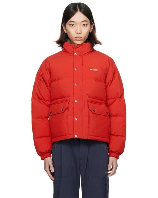 メンズ Madhappy Columbiaエディション オレンジ Wallowa ダウン