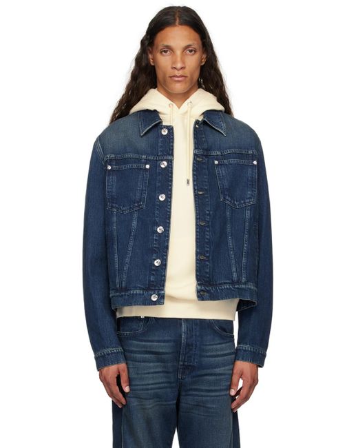 Lanvin Blue Classic Denim Jacket for men