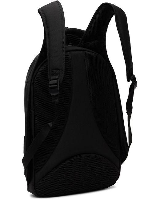 Côte&Ciel Black Medium Isar Obsidian Backpack for men